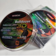 Волосінь Weida Bulldozer Mimicry 3D Green Ghost XP 100м (0.25мм 9,1кг)